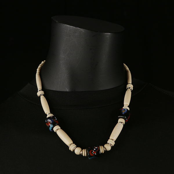 Necklace Curry Peepal Resin Handmade Metallic  Necklace Jewelry Jewellery