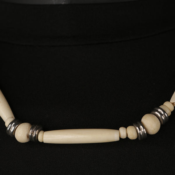 Handmade  Necklace - Faux Ivory Resin