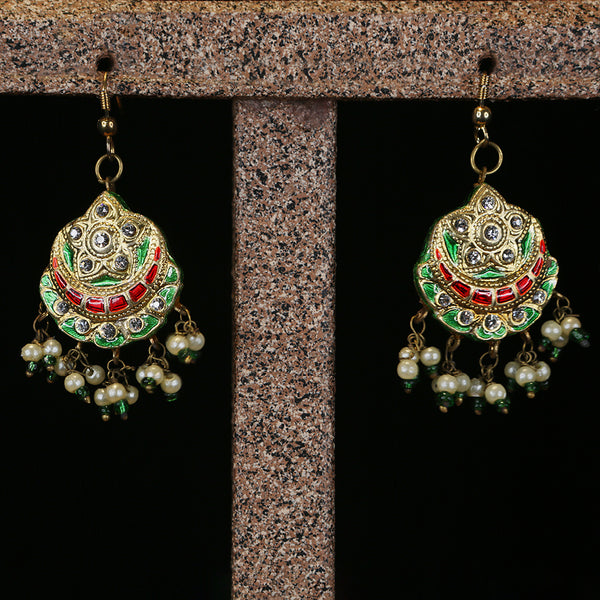 Handmade Traditional 'Lac' Jewellery - Pendant Necklace and Earring set