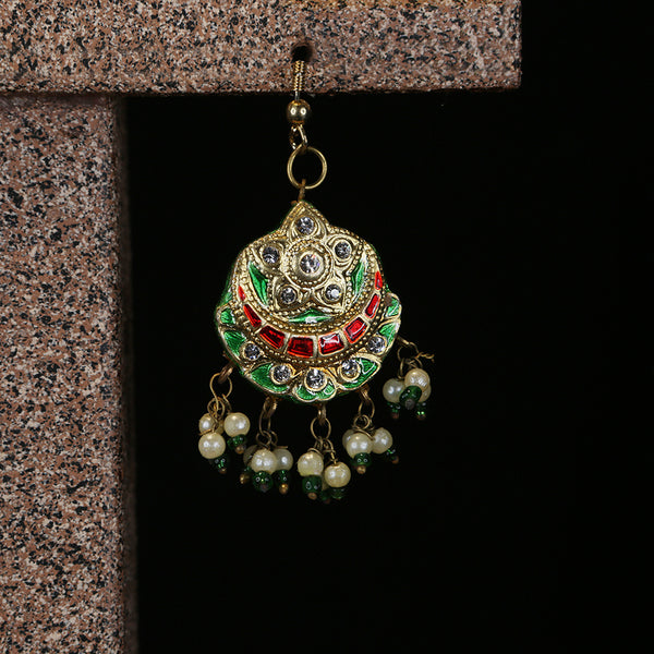 Handmade Traditional 'Lac' Jewellery - Pendant Necklace and Earring set