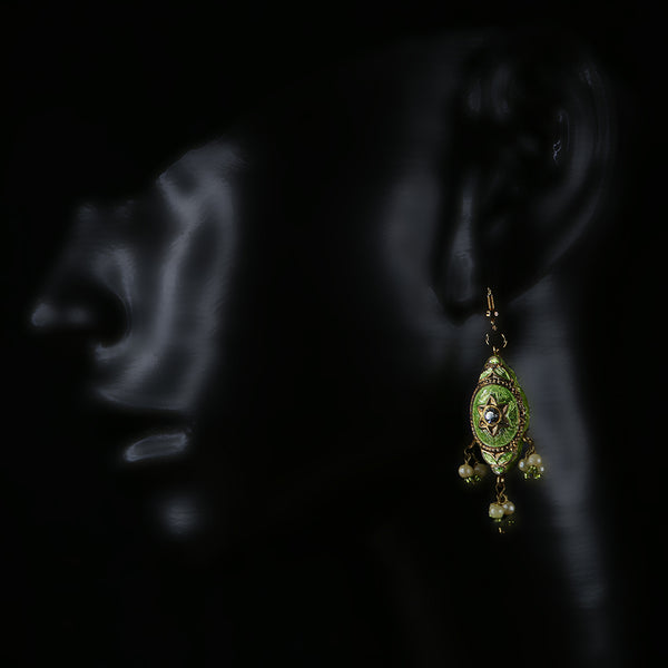 Handmade Traditional 'Lac' Jewellery - Earrings