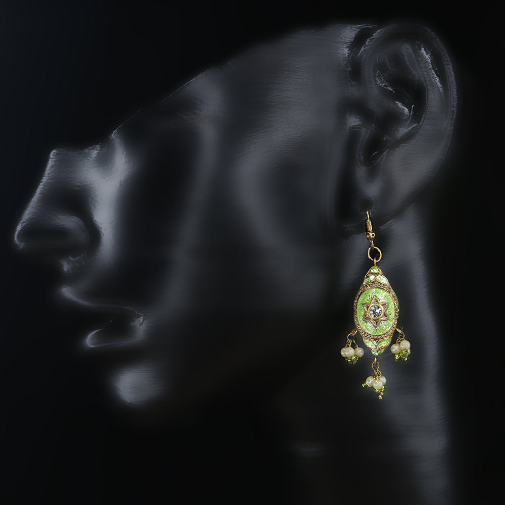 Handmade Traditional 'Lac' Jewellery - Earrings