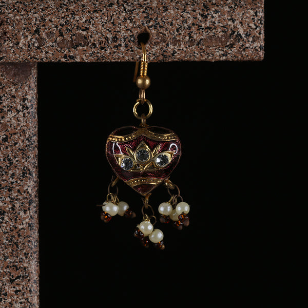 Handmade Traditional 'Lac' Jewellery - Earrings Sherry