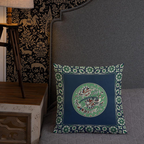 Vintage Art Print  Decorative Throw Pillow / Cushion including insert, 18x18  & 22x22 inches Inlay 3