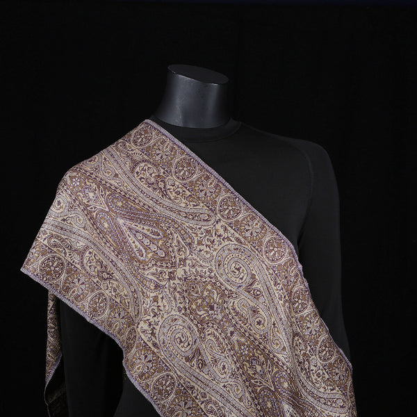 Handwoven Scarf Paisley Pattern