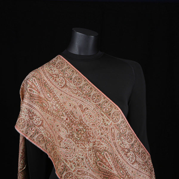 Handwoven Scarf Paisley Pattern