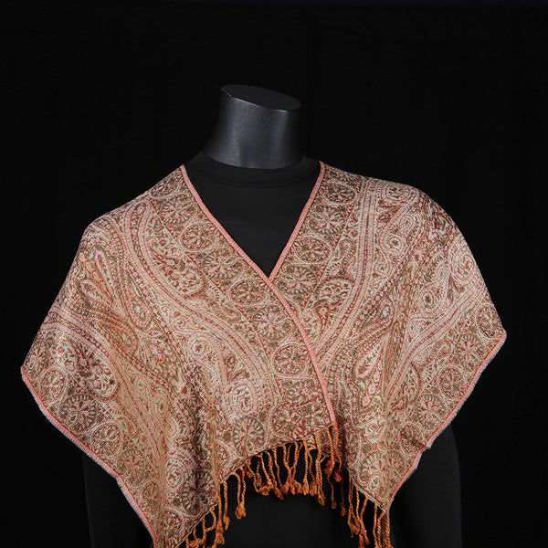 Handwoven Scarf Paisley Pattern