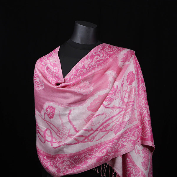 Handwoven Scarf Paisley Pattern