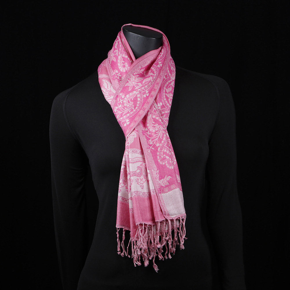 Handwoven Scarf Paisley Pattern