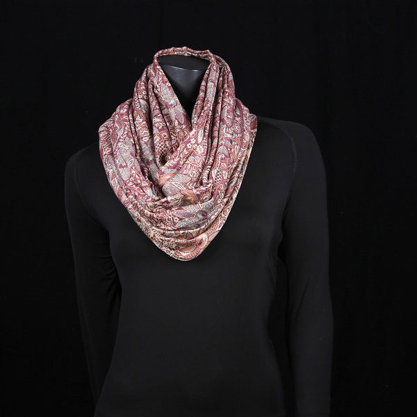 Handwoven Large Chador / Shawl - Shades of Pink