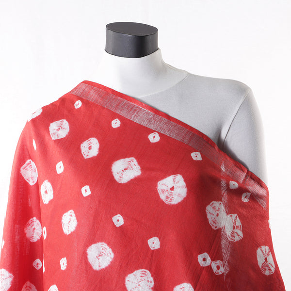 Blended Cotton Viscose Women's Scarf Batik Print large size, ideal for hijab or head scarf or for pairing with formal / informal outfits.