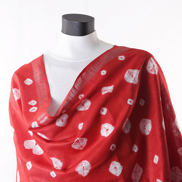 Blended Cotton Viscose Women's Scarf Batik Print large size, ideal for hijab or head scarf or for pairing with formal / informal outfits.