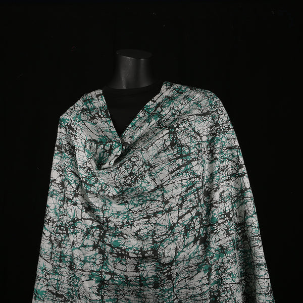 Blended Cotton Viscose Women's Scarf Batik Print large size, ideal for hijab or head scarf or for pairing with formal / informal outfits.