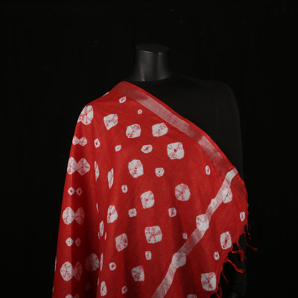 Blended Cotton Viscose Women's Scarf Batik Print large size, ideal for hijab or head scarf or for pairing with formal / informal outfits.
