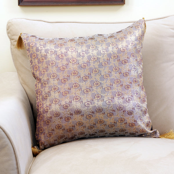 Handmade embroidered decorative throw pillow cushion & covers for home. In silk, cotton, polyester & canvas. Bring your home interior decoration ideas to life. 