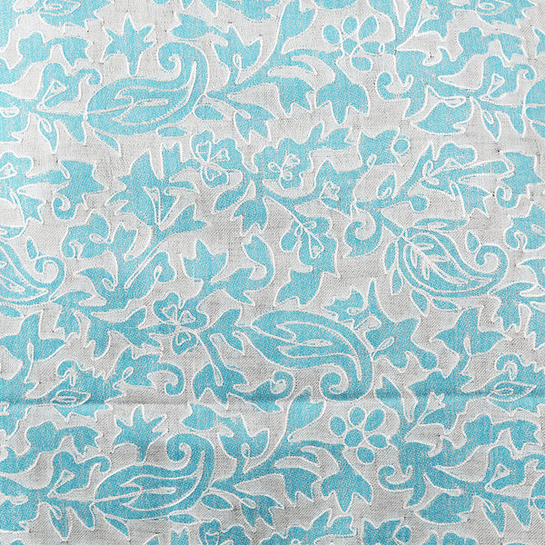Handwoven Pashmina Shawl / Scarf / Stole - Light Blue
