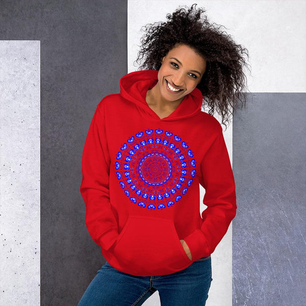 Hoodie Blue Mandala