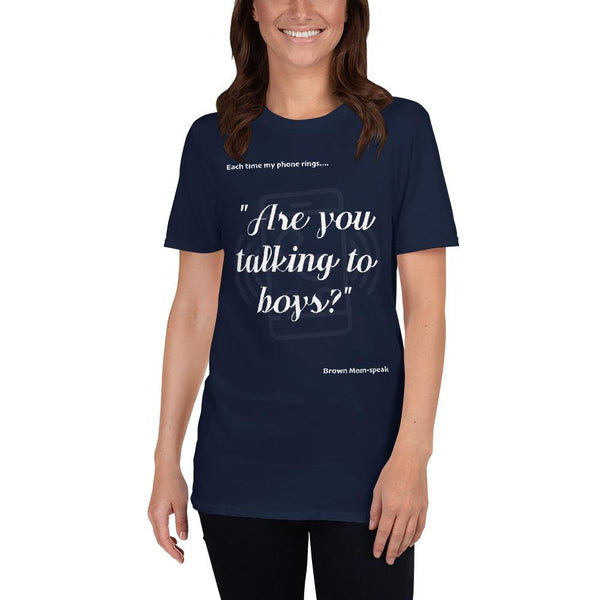 Cotton Unisex T-Shirt Talking to boys