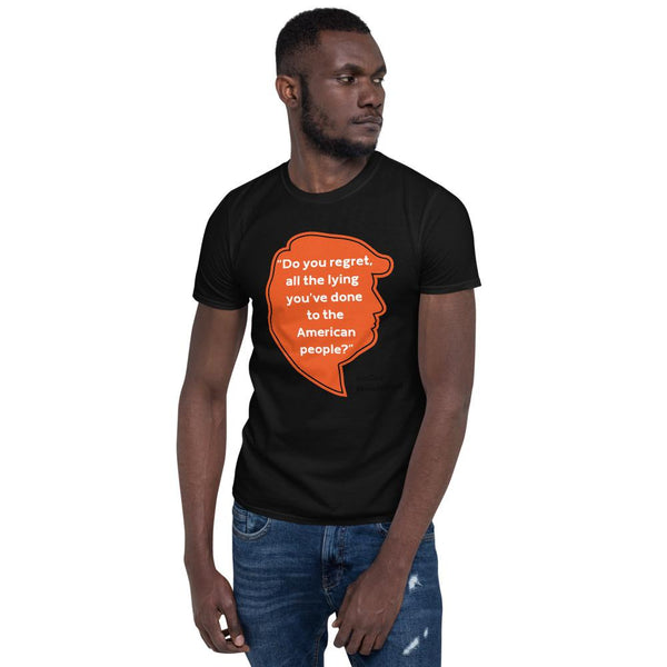 Cotton Unisex T-Shirt Lying Orange