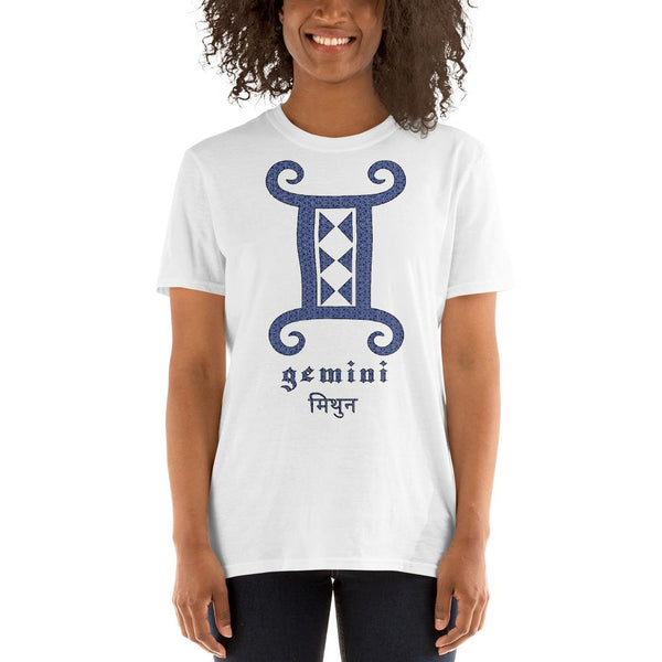 Cotton Unisex T-Shirt Zodiac Gemini