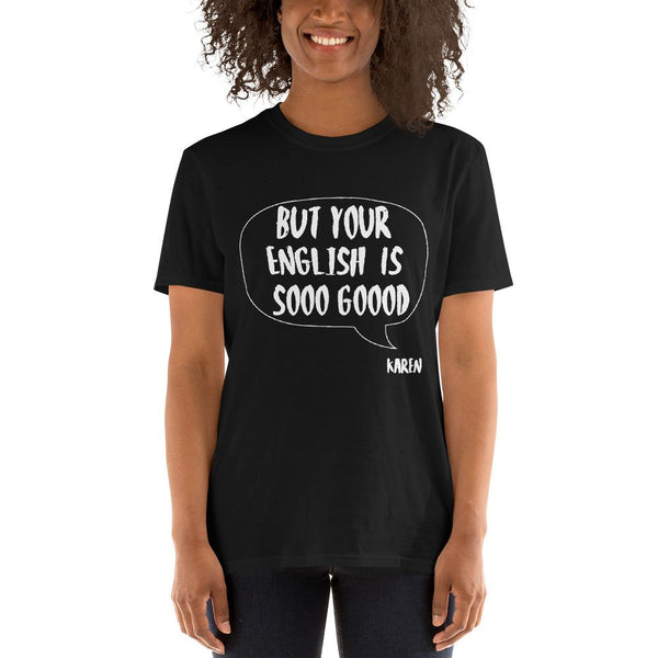 Cotton Unisex T-Shirt Karen Speak Grey