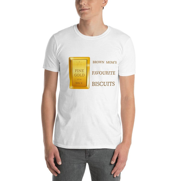 Cotton Unisex T-Shirt Favorite Biscuits White