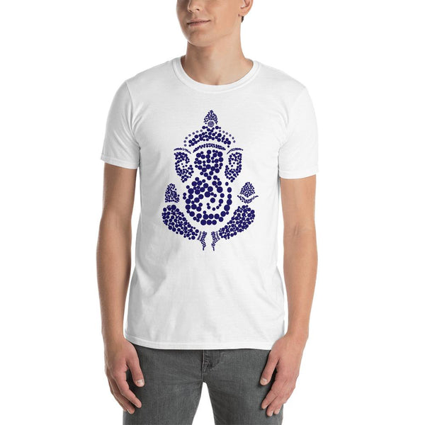 Cotton Unisex T-Shirt Ganesh Round Motif