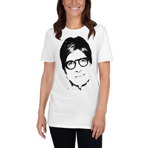 Cotton Unisex T-Shirt  Amitabh Bollywood