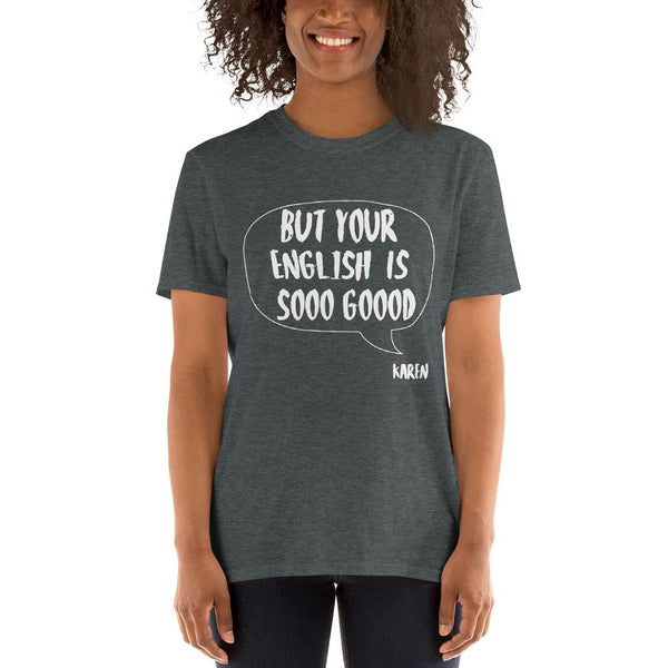 Cotton Unisex T-Shirt Karen Speak Grey