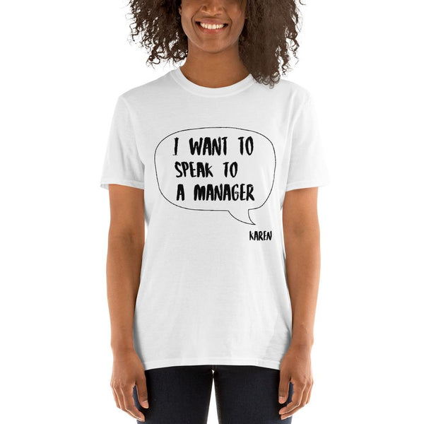 Cotton Unisex T-Shirt Karen Speak 3