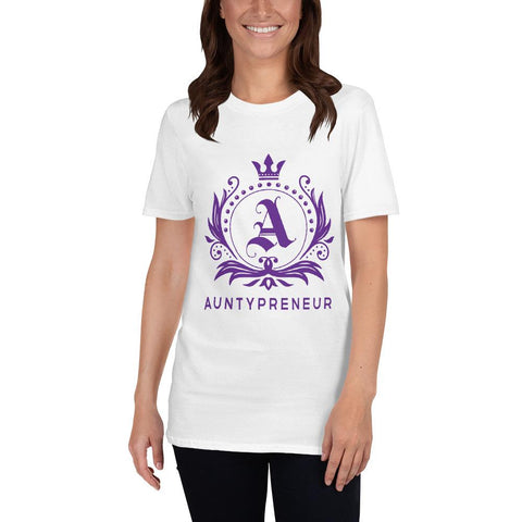 Cotton Unisex T-Shirt Purple Auntypreneur