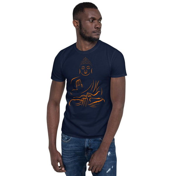 Cotton T-Shirt Golden Buddha
