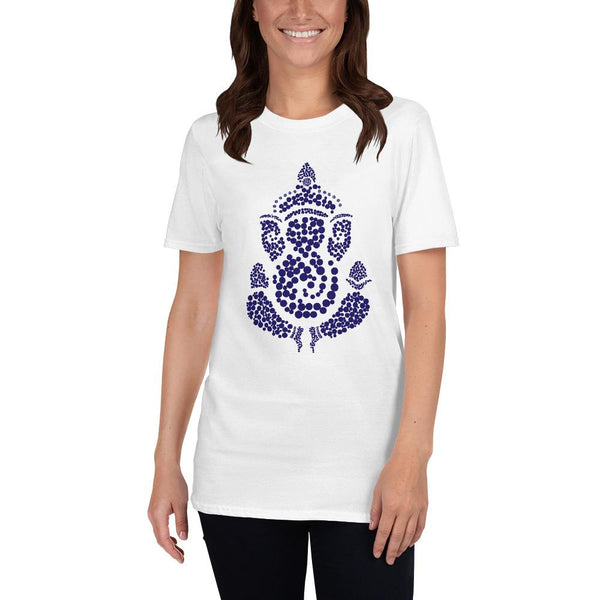 Cotton Unisex T-Shirt Ganesh Round Motif