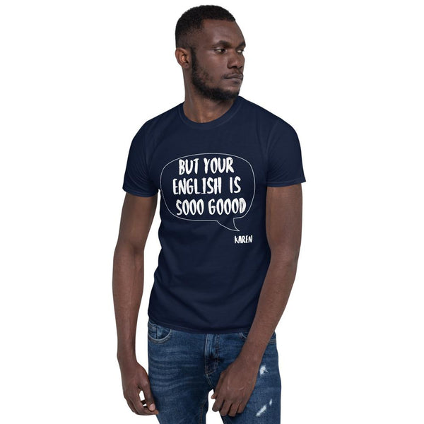 Cotton Unisex T-Shirt Karen Speak Grey