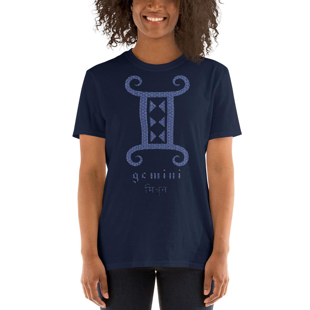 Cotton Unisex T-Shirt Zodiac Gemini