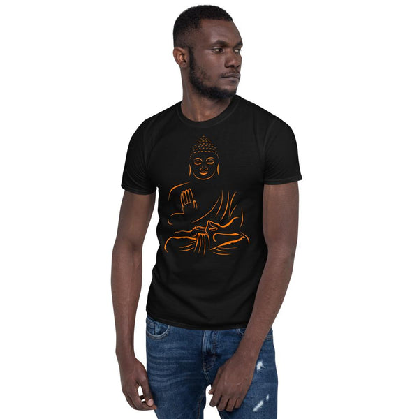 Cotton T-Shirt Golden Buddha
