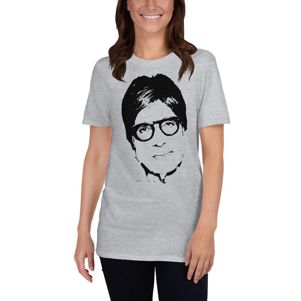 Cotton Unisex T-Shirt  Amitabh Bollywood