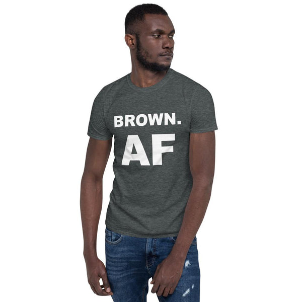 Cotton Unisex T-Shirt Brown AF