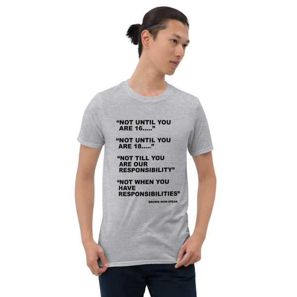 Cotton Unisex T-Shirt Not until 16...