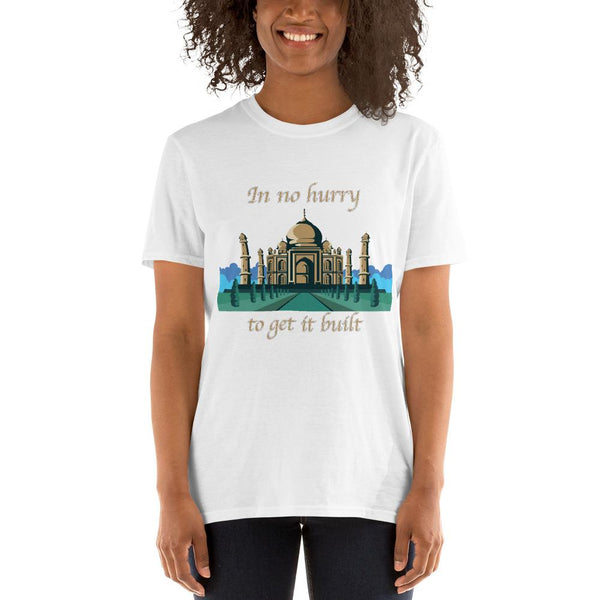 Cotton Unisex T-Shirt Taj Mahal