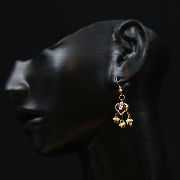 Handmade Traditional 'Lac' Jewellery - Brown String