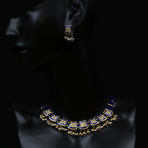 Traditional Lac Jewellery - Deep Blue