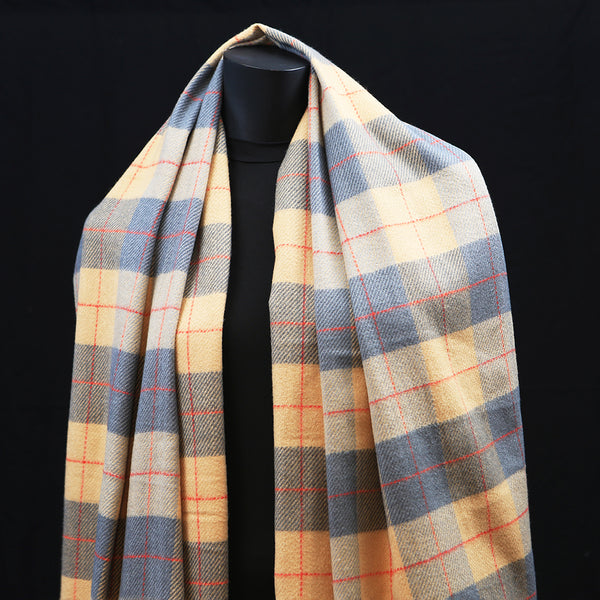 Wool Scarf - Grey Goose