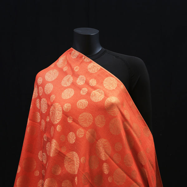 Cashmere Silk Scarf - Orange Glow