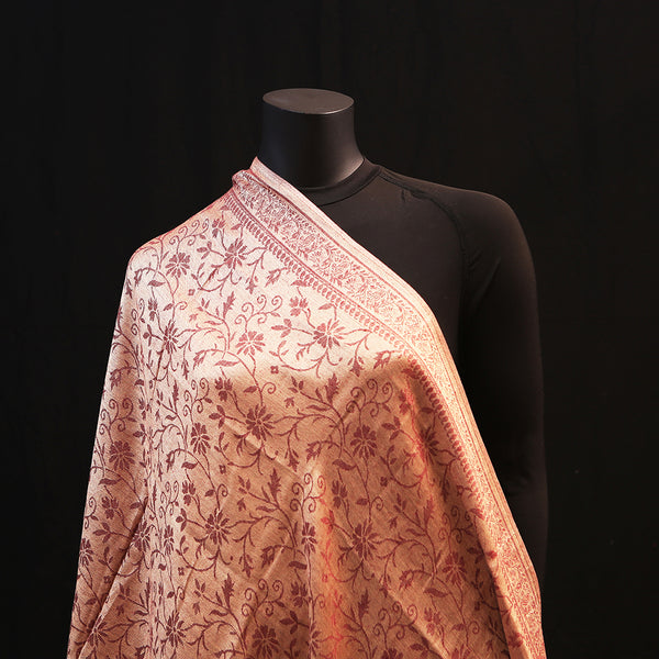 Cashmere Silk Scarf - Pale Paisley