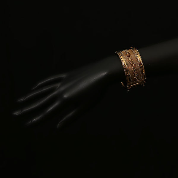 Brass Bangle / Bangle / 'Kada' - Lace Look