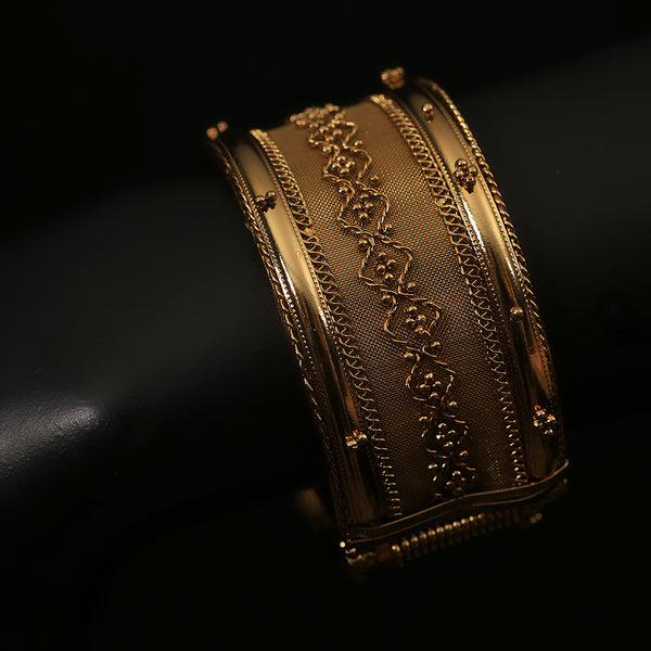 Brass Bangle / Bangle / 'Kada' - Lace Look