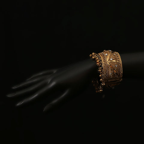 Brass Bangle / Bracelet / 'Kada' - Ghunghroo