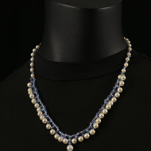 Handmade Pearl Necklace - Beads Pendant