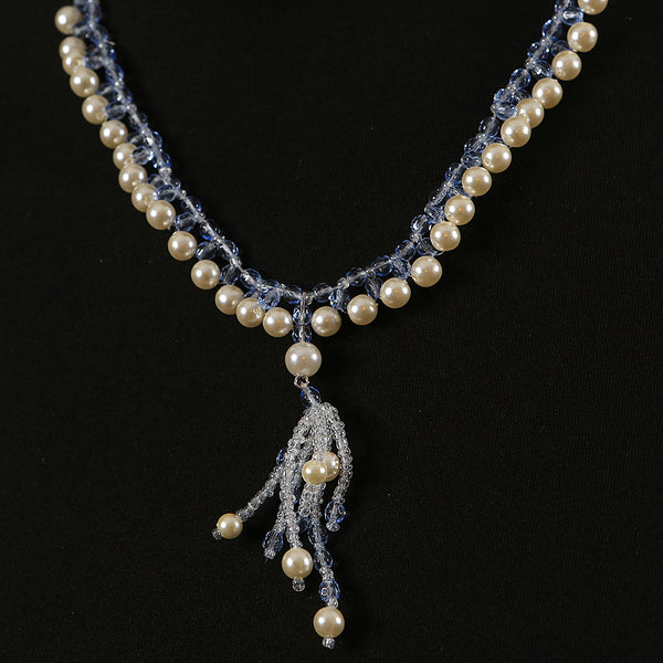Handmade Pearl Necklace - Beads Pendant